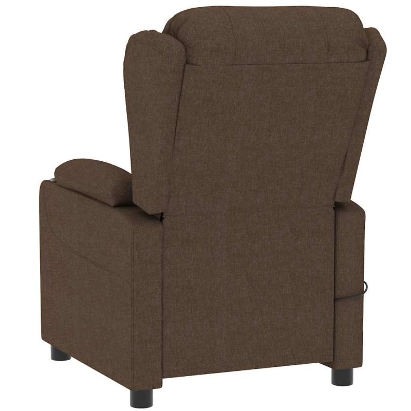 Massagesessel Braun Stoff