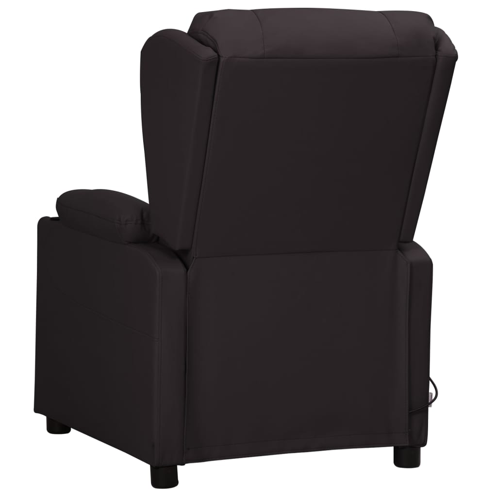 Massagesessel Schwarz Kunstleder