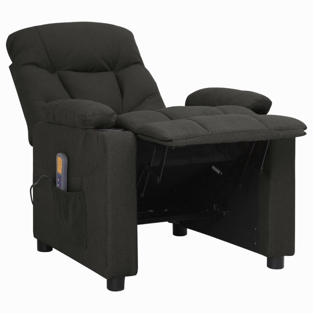 Massagesessel Schwarz Stoff
