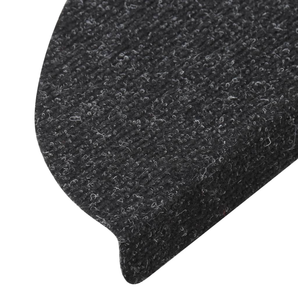 Stufenmatten Selbstklebend 15 Stk. 56x17x3 cm Anthrazit