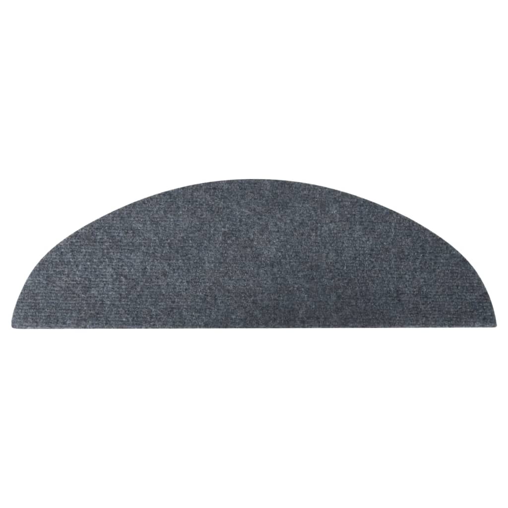 Stufenmatten Selbstklebend 15 Stk. 56x17x3 cm Grau