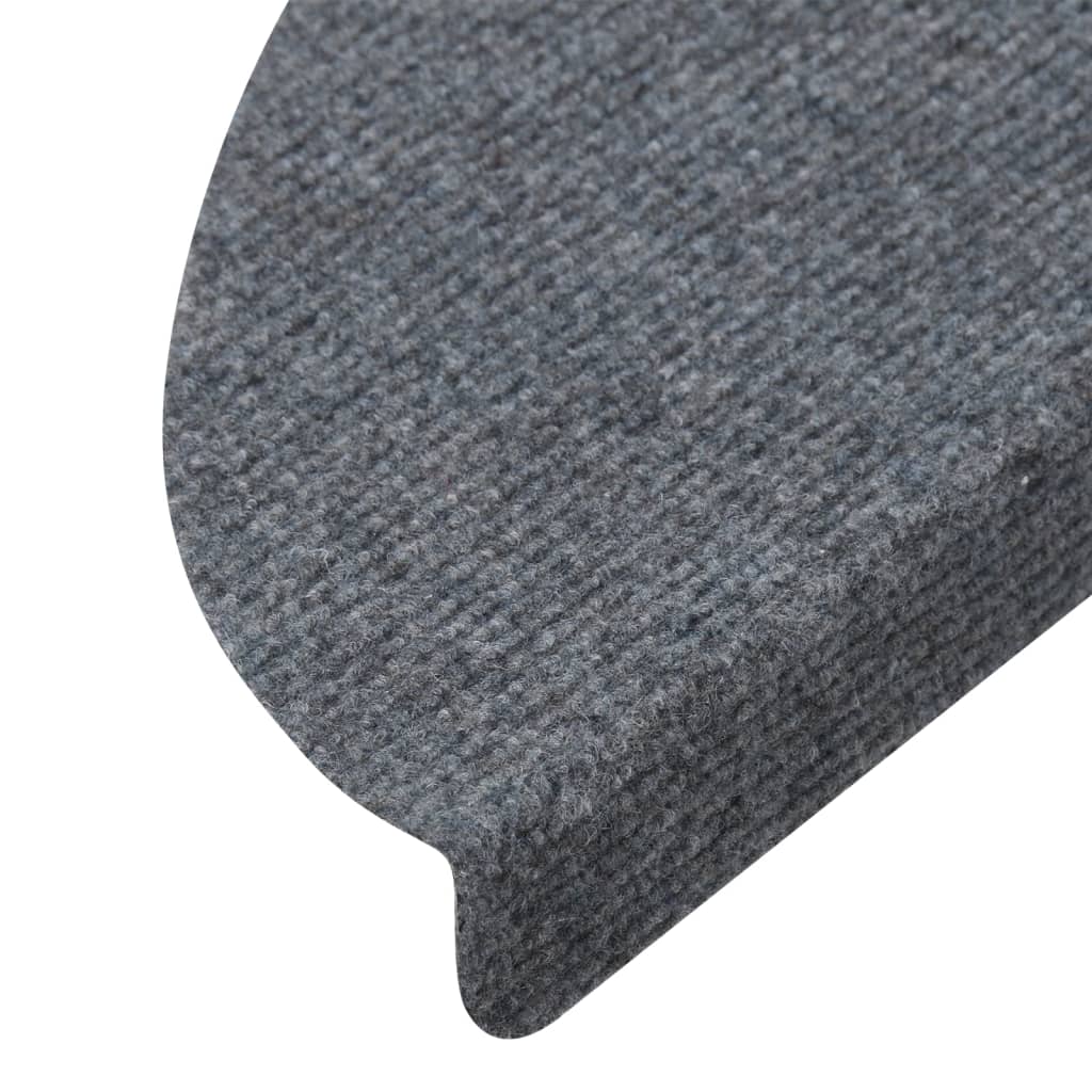 Stufenmatten Selbstklebend 15 Stk. 56x17x3 cm Grau
