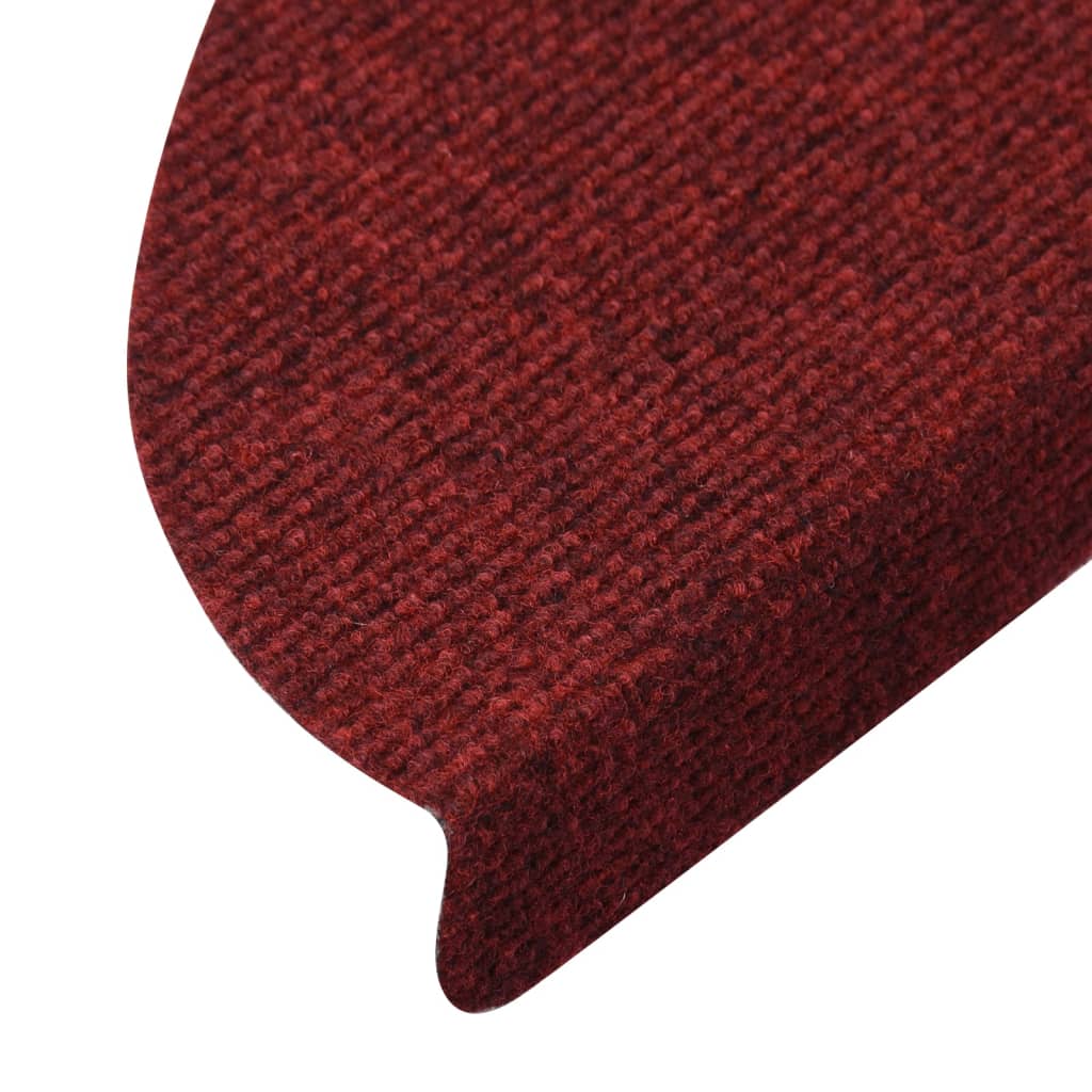 Stufenmatten Selbstklebend 15 Stk. 56x17x3 cm Rot