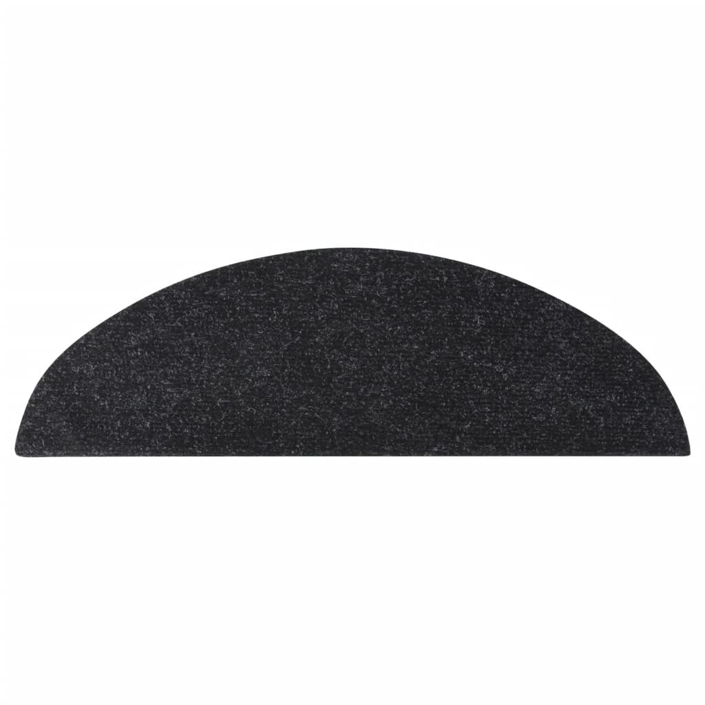 Stufenmatten Selbstklebend 15 Stk. 65x22,5x3,5 cm Anthrazit