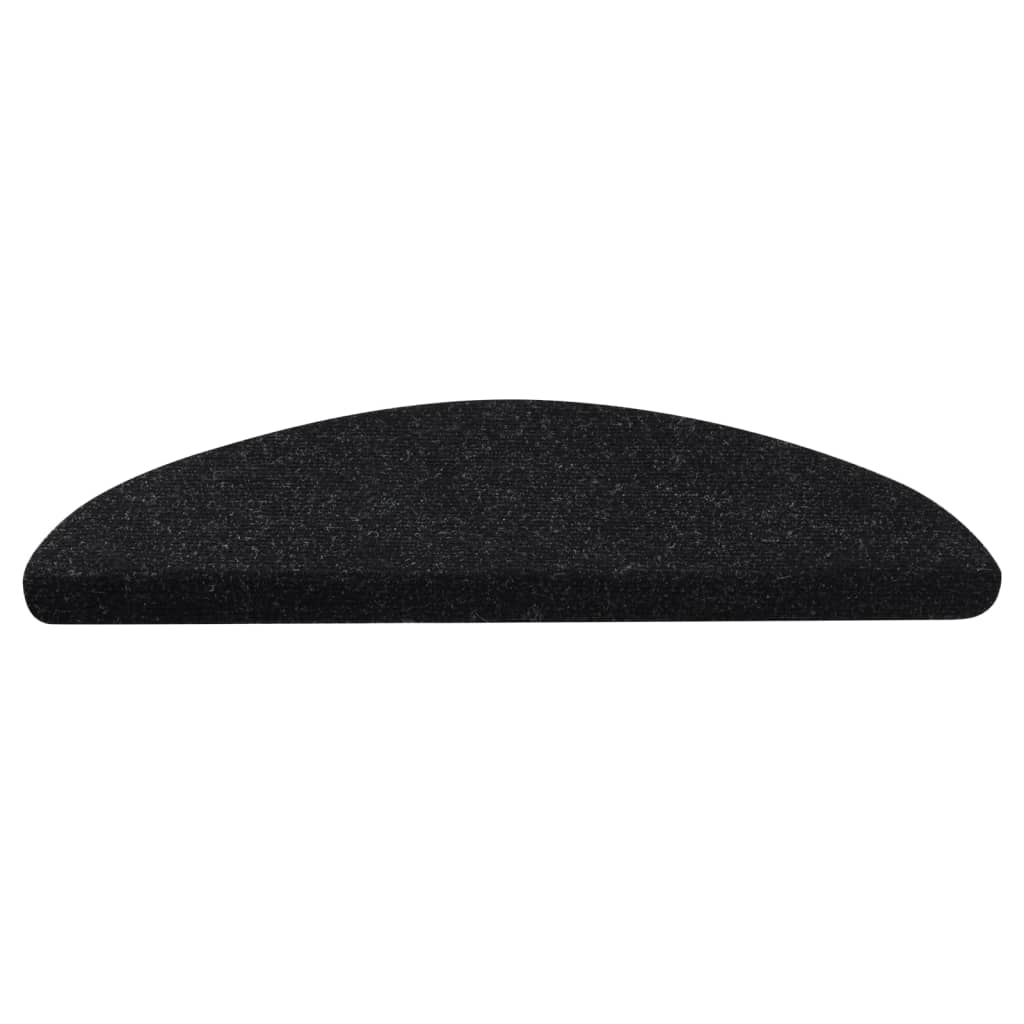 Stufenmatten Selbstklebend 15 Stk. 65x22,5x3,5 cm Schwarz