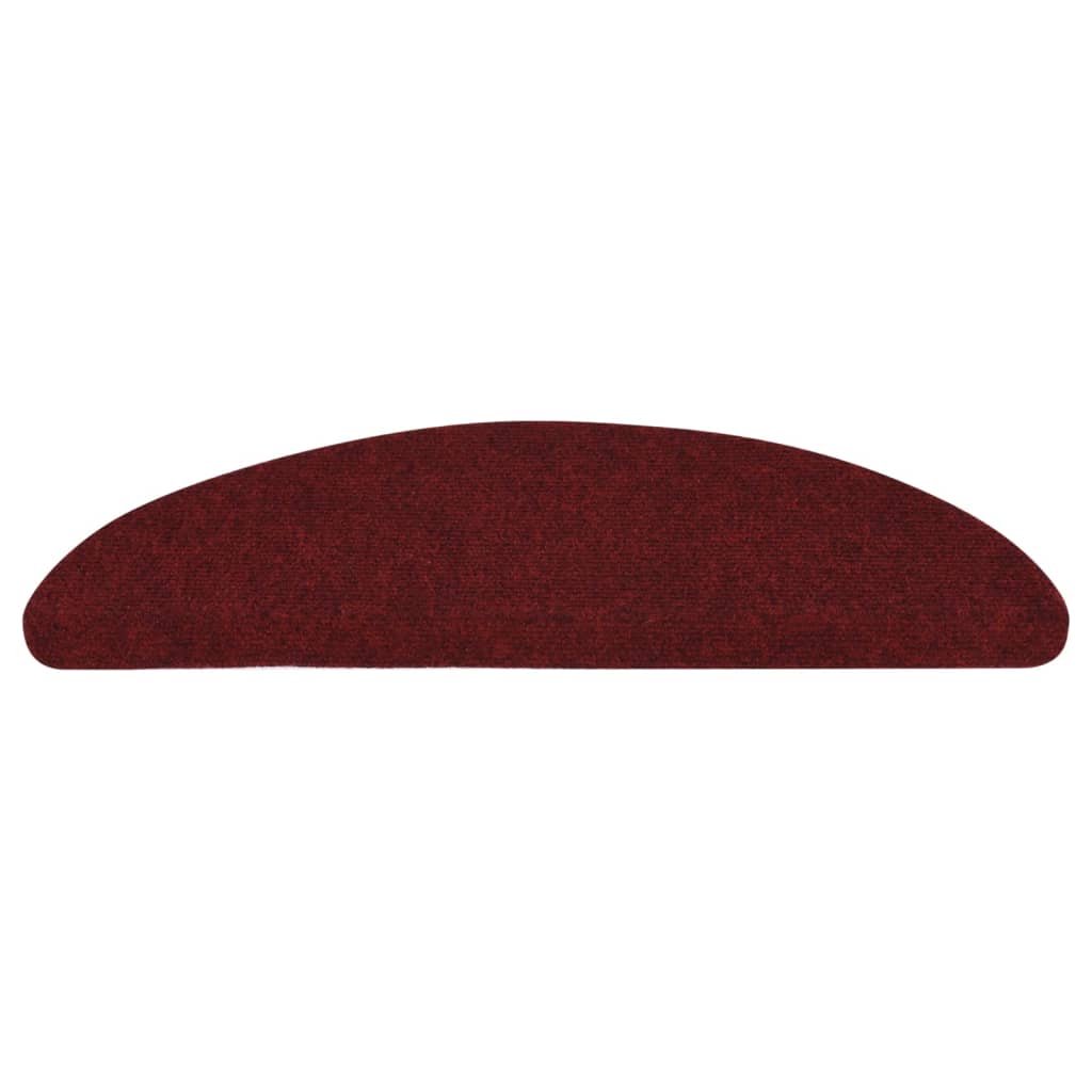 Stufenmatten Selbstklebend 15 Stk. 65x22,5x3,5 cm Rot
