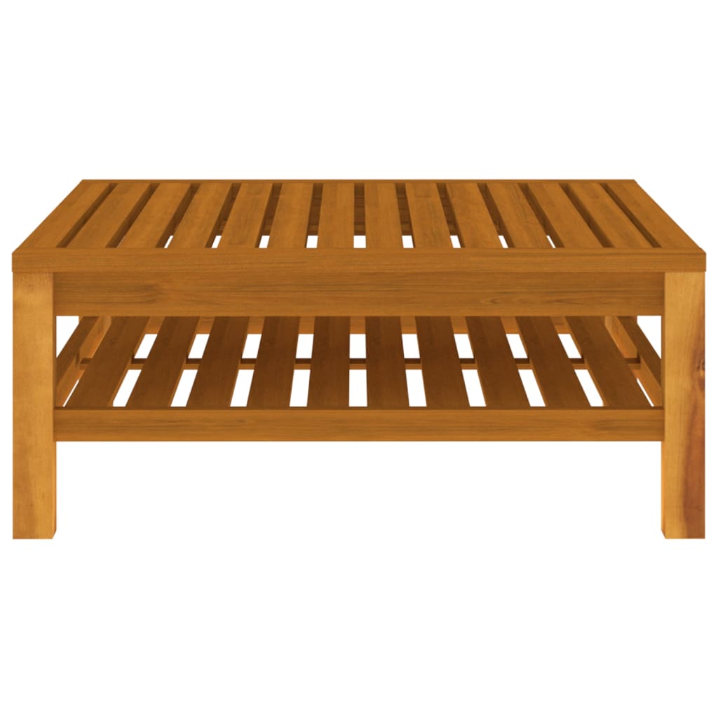 10-tlg. Garten-Lounge-Set mit Creme Kissen Massivholz Akazie