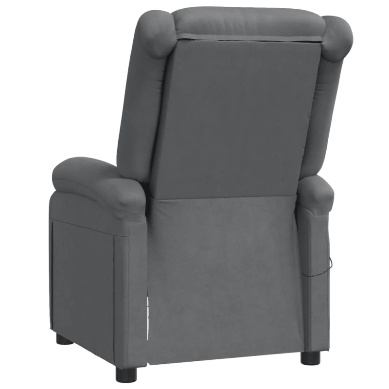 Massagesessel Grau Kunstleder