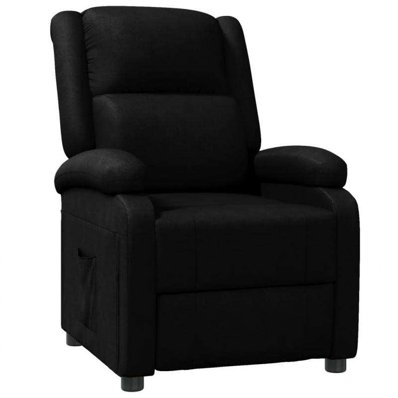 Relaxsessel Schwarz Kunstleder
