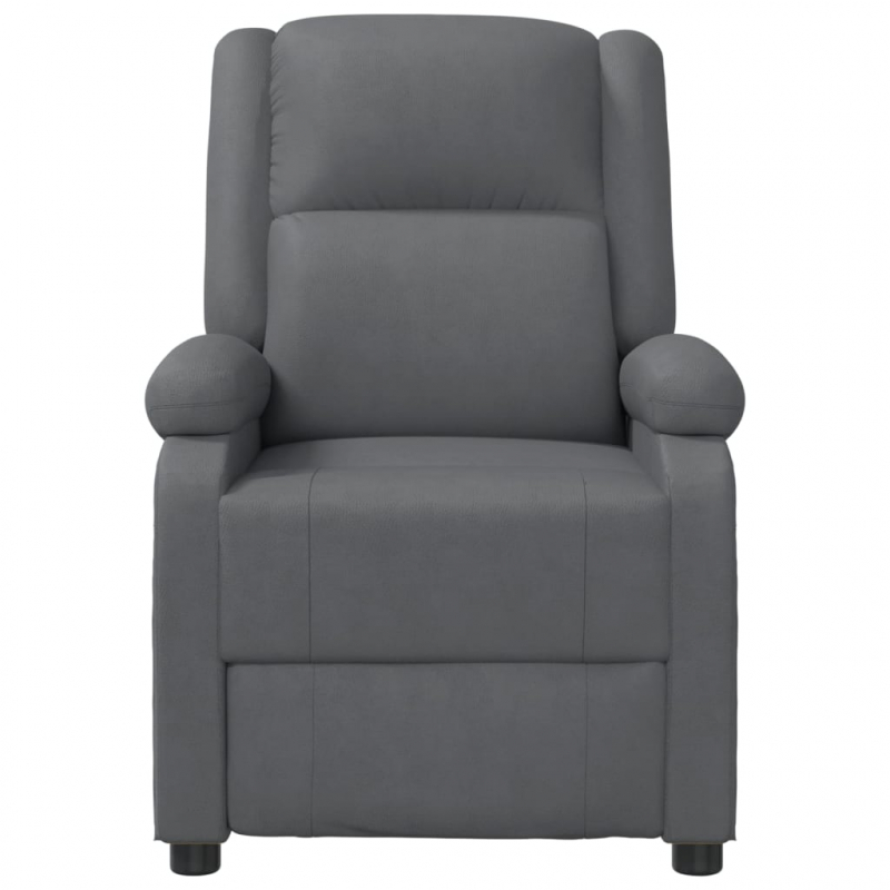 Relaxsessel Grau Kunstleder