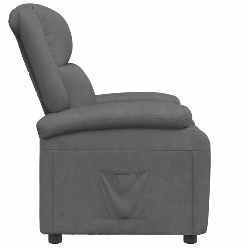 Relaxsessel Grau Kunstleder