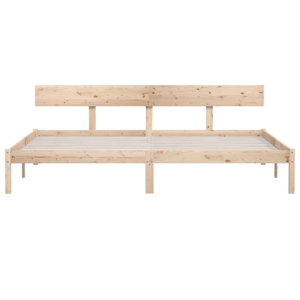 Massivholzbett ohne Matratze 200x200 cm