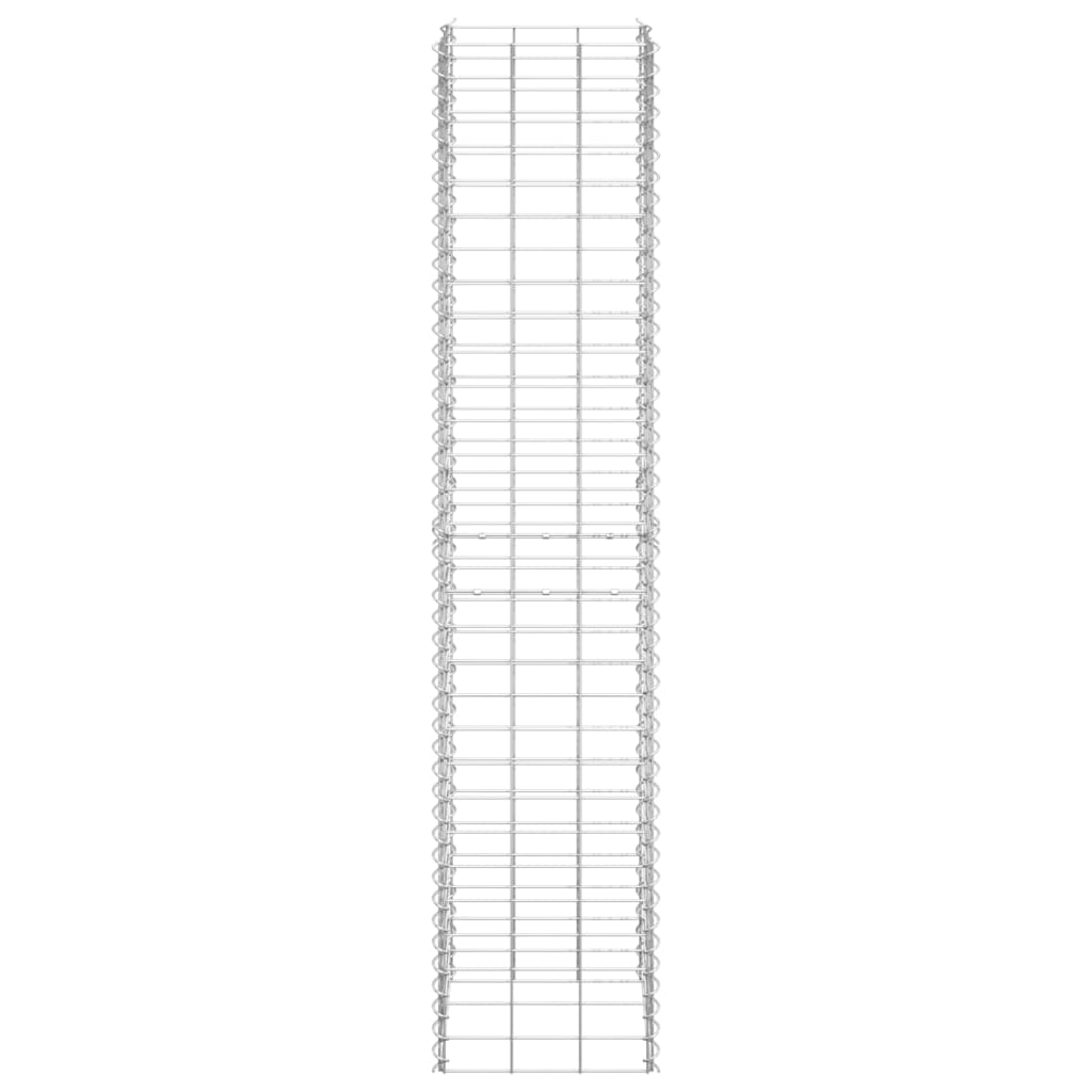 Gabionen-Hochbeete 3 Stk. 30x30x150 cm Eisen