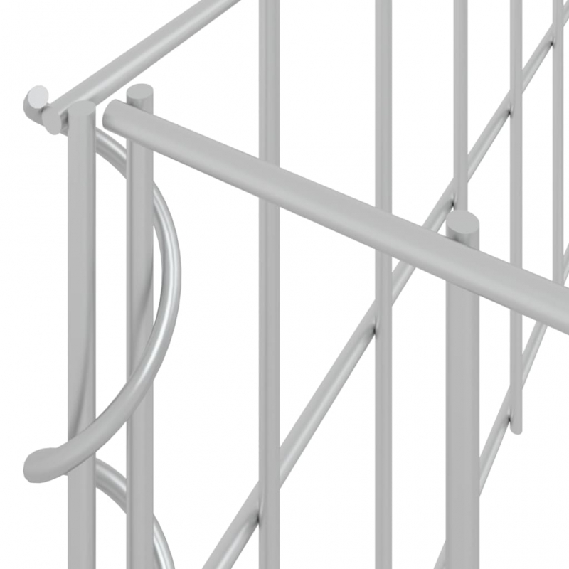 Gabionen-Hochbeet Verzinkter Stahl 200x100x20 cm