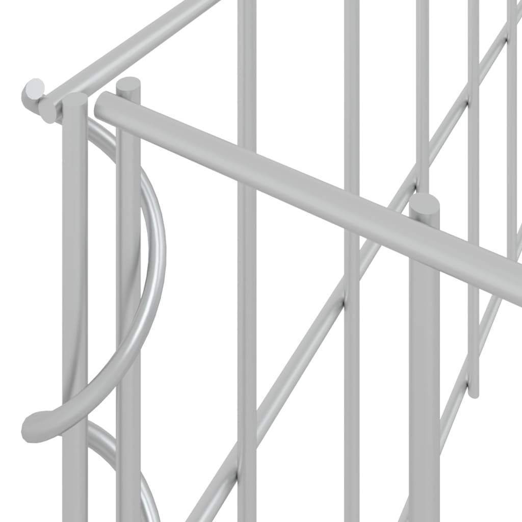 Gabionen-Hochbeet Verzinkter Stahl 800x100x20 cm