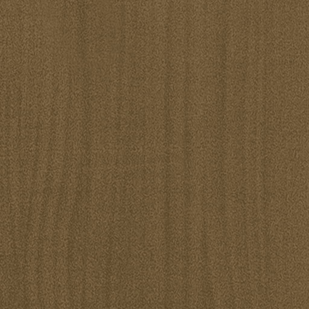Beistellschrank Honigbraun 35,5x33,5x76 cm Massivholz Kiefer