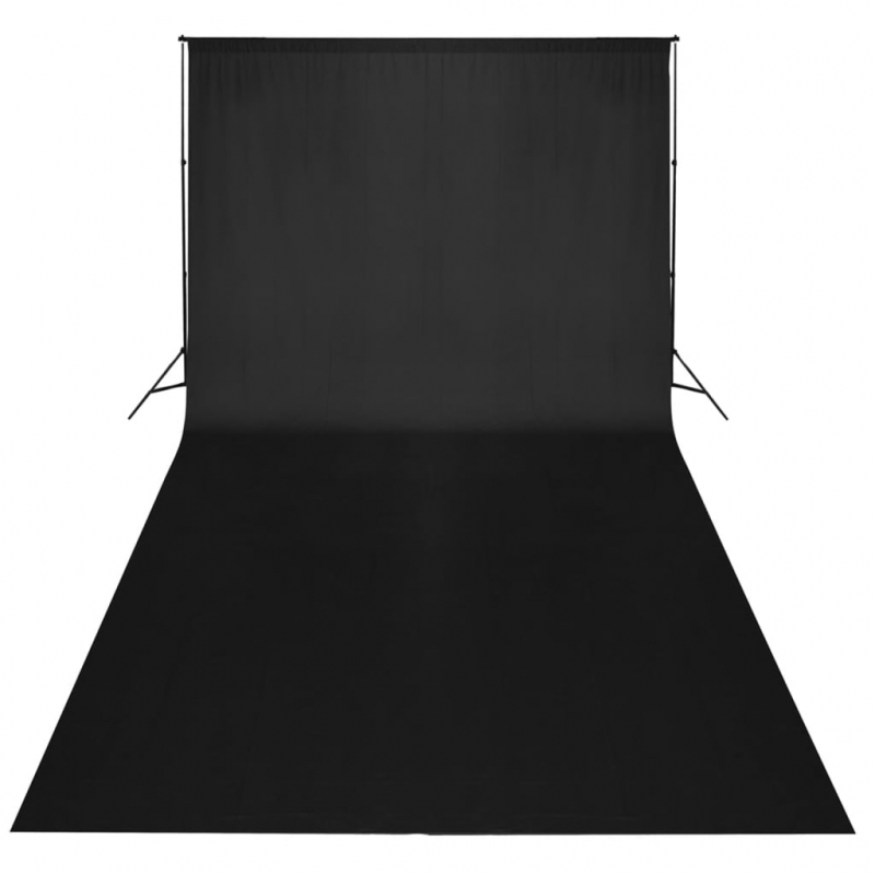 Fotostudio-Set mit Beleuchtung, Hintergrund und Reflektor