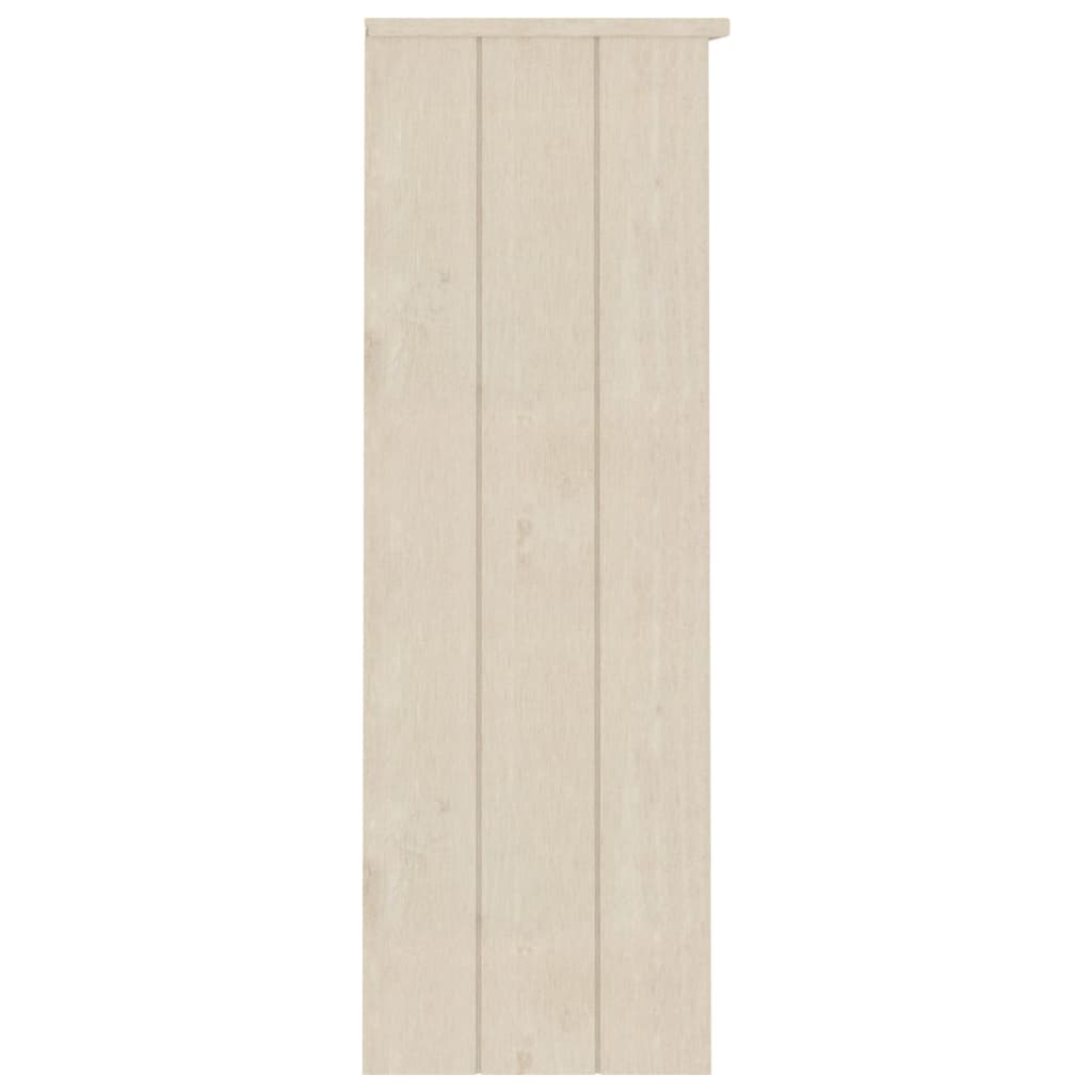 Highboard-Oberteil HAMAR Honigbraun 85x35x100 cm Massivholz