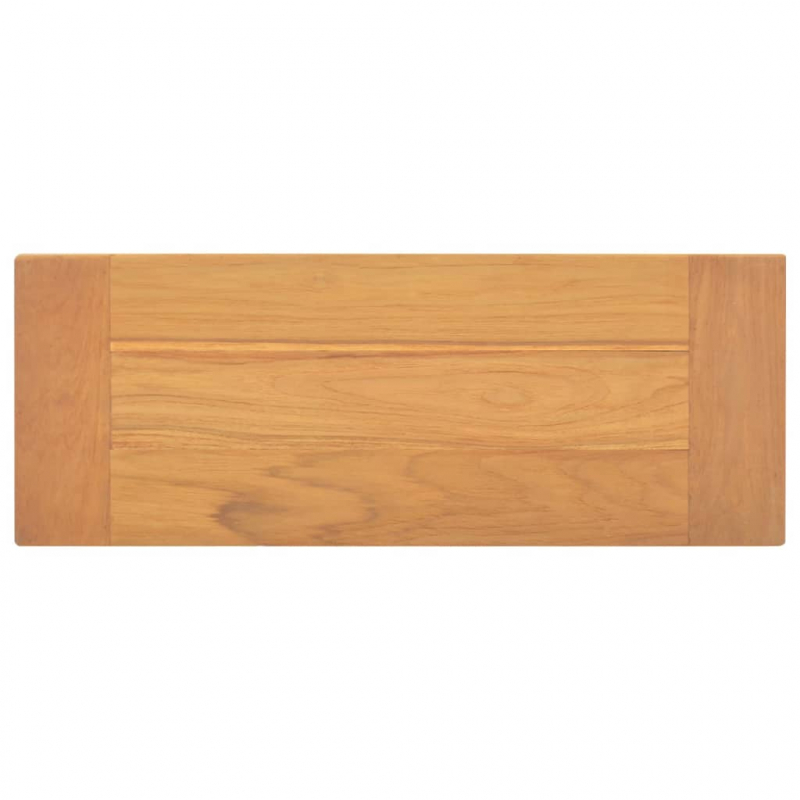 Bank 80 cm Massivholz Teak