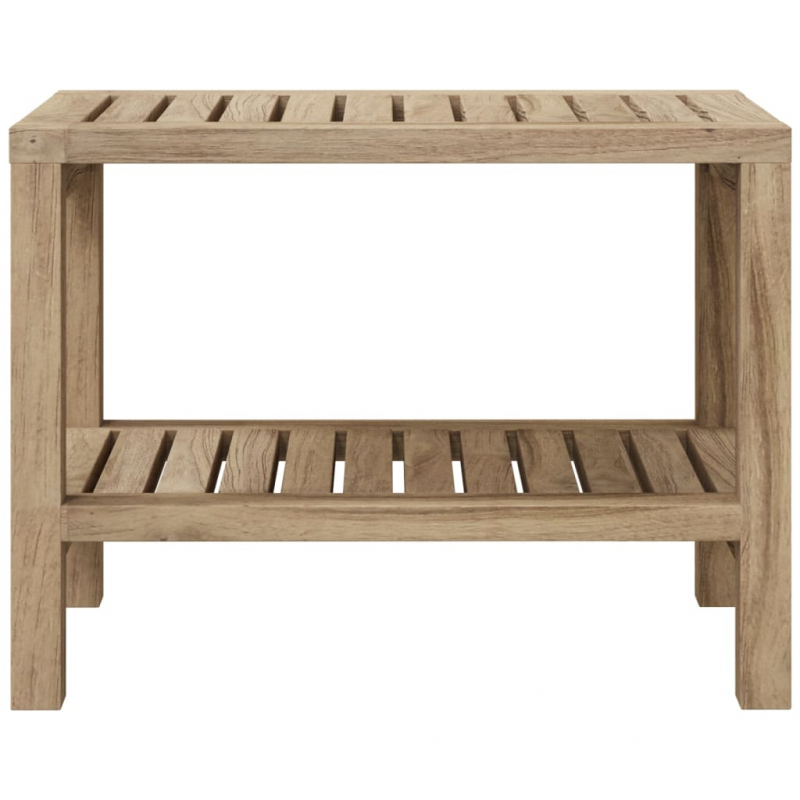 Duschbank 60x30x45 cm Massivholz Teak