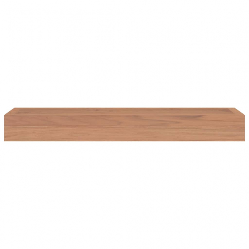 Wandregale 2 Stk. 60x15x4 cm Massivholz Teak