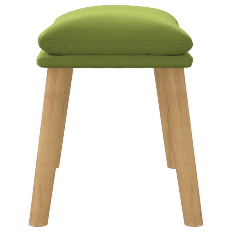 Fußhocker Hellgrün 45x29,5x35 cm Samt