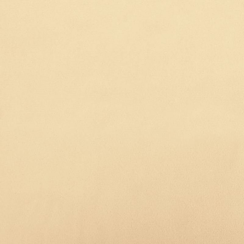 Fußhocker Cremeweiß 45x29,5x35 cm Samt