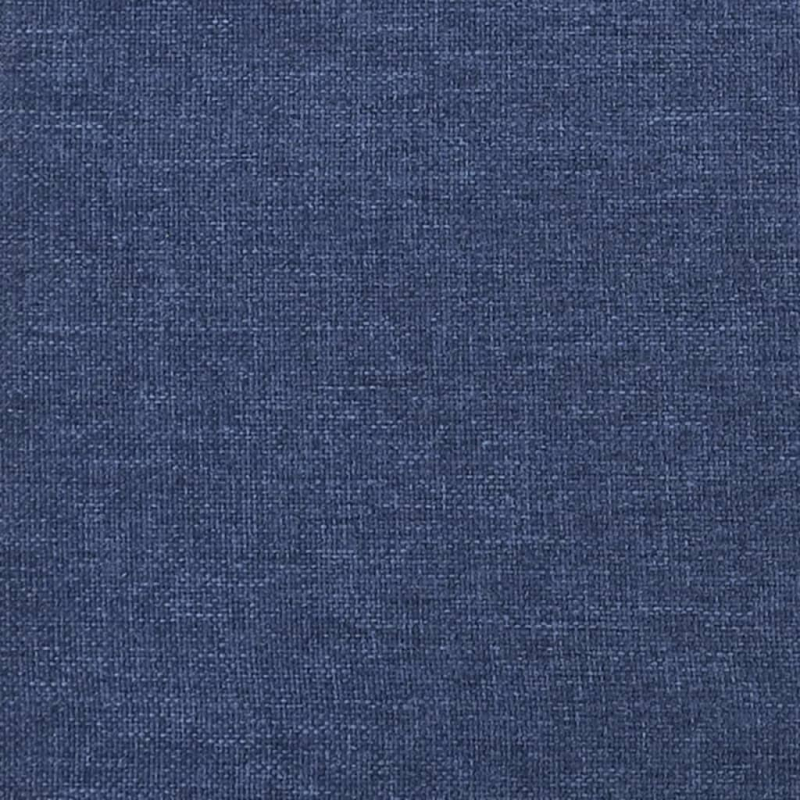 Fußhocker Blau 45x29,5x39 cm Stoff und Kunstleder