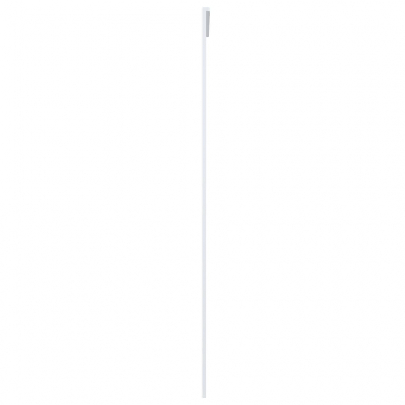 Schiebetür ESG-Mattglas und Aluminium 76x205 cm Weiß
