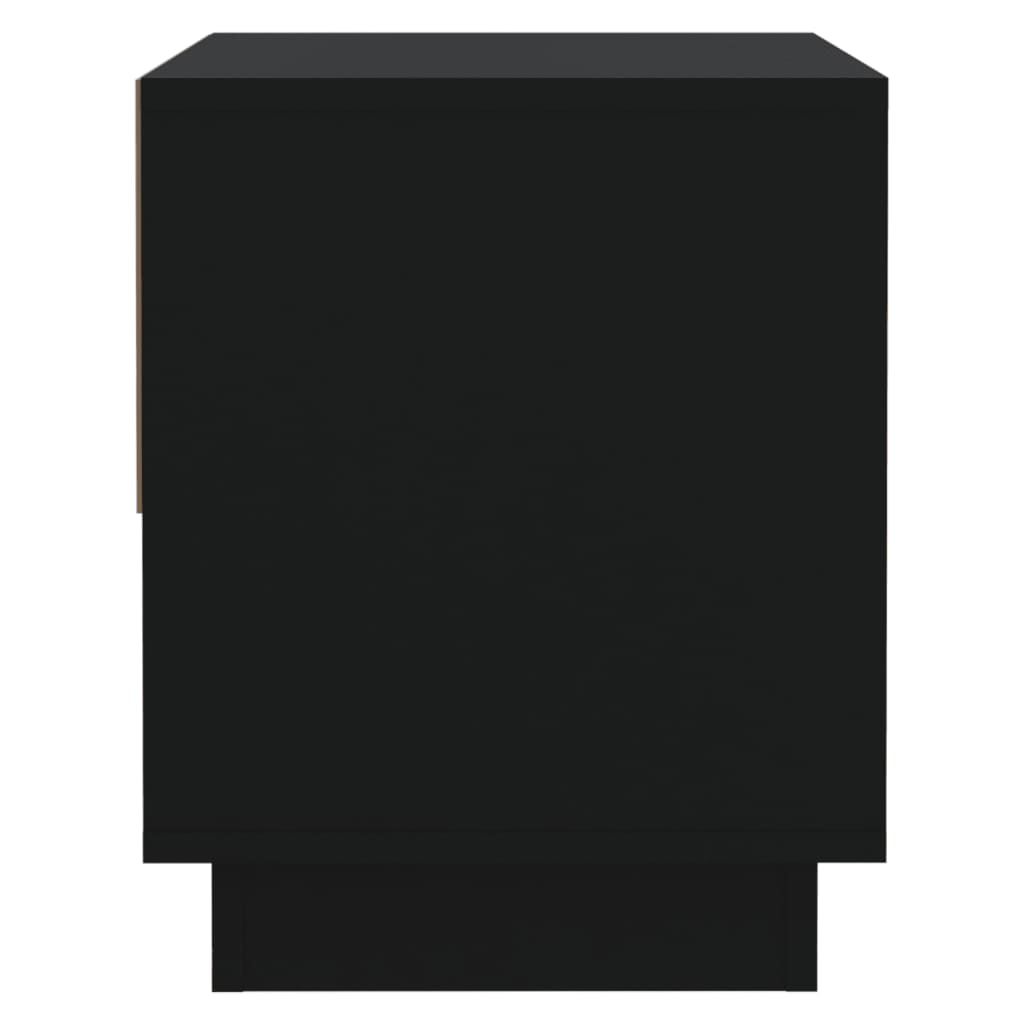 Nachttisch Schwarz 45x34x44 cm Holzwerkstoff