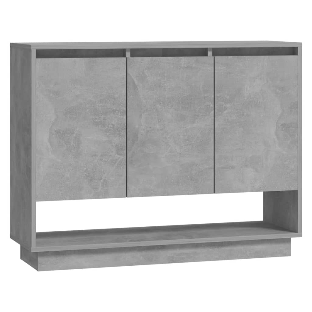 Sideboard Betongrau 97x31x75 cm Holzwerkstoff