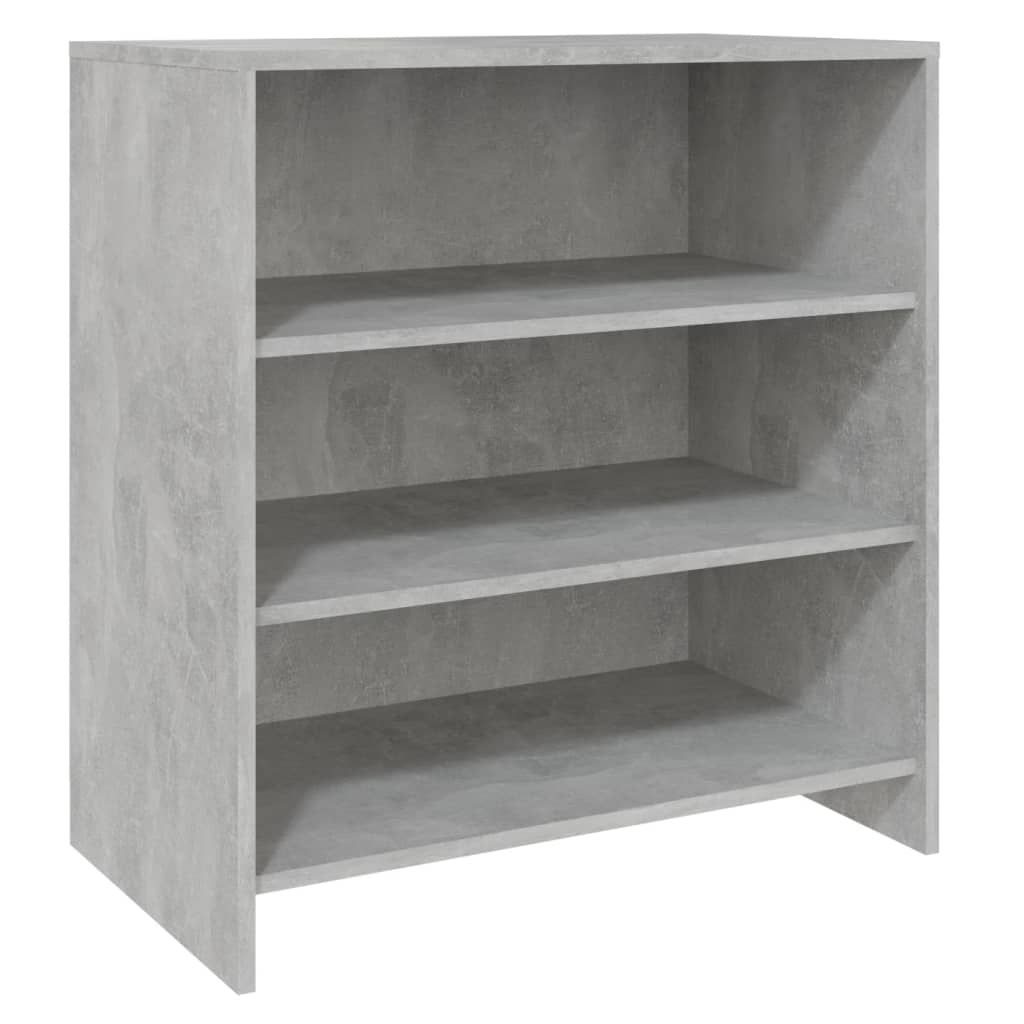 Sideboard Betongrau 70x40,5x75 cm Holzwerkstoff
