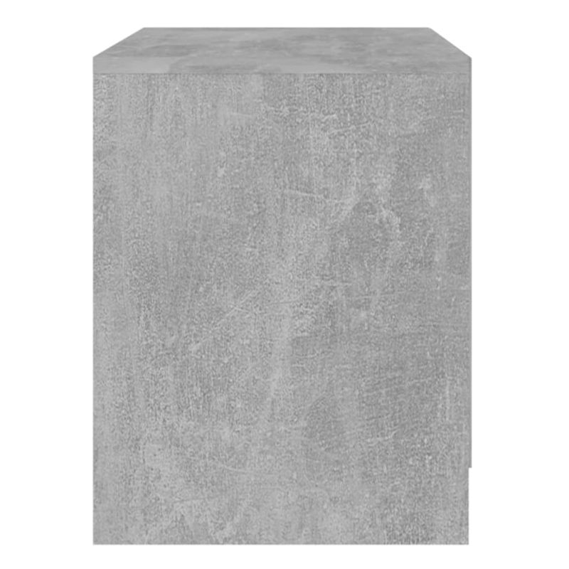 Nachttische 2 Stk. Betongrau 45x34,5x44,5 cm Holzwerkstoff