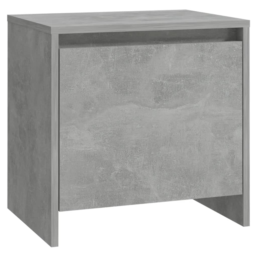 Nachttisch Betongrau 45x34x44,5 cm Holzwerkstoff
