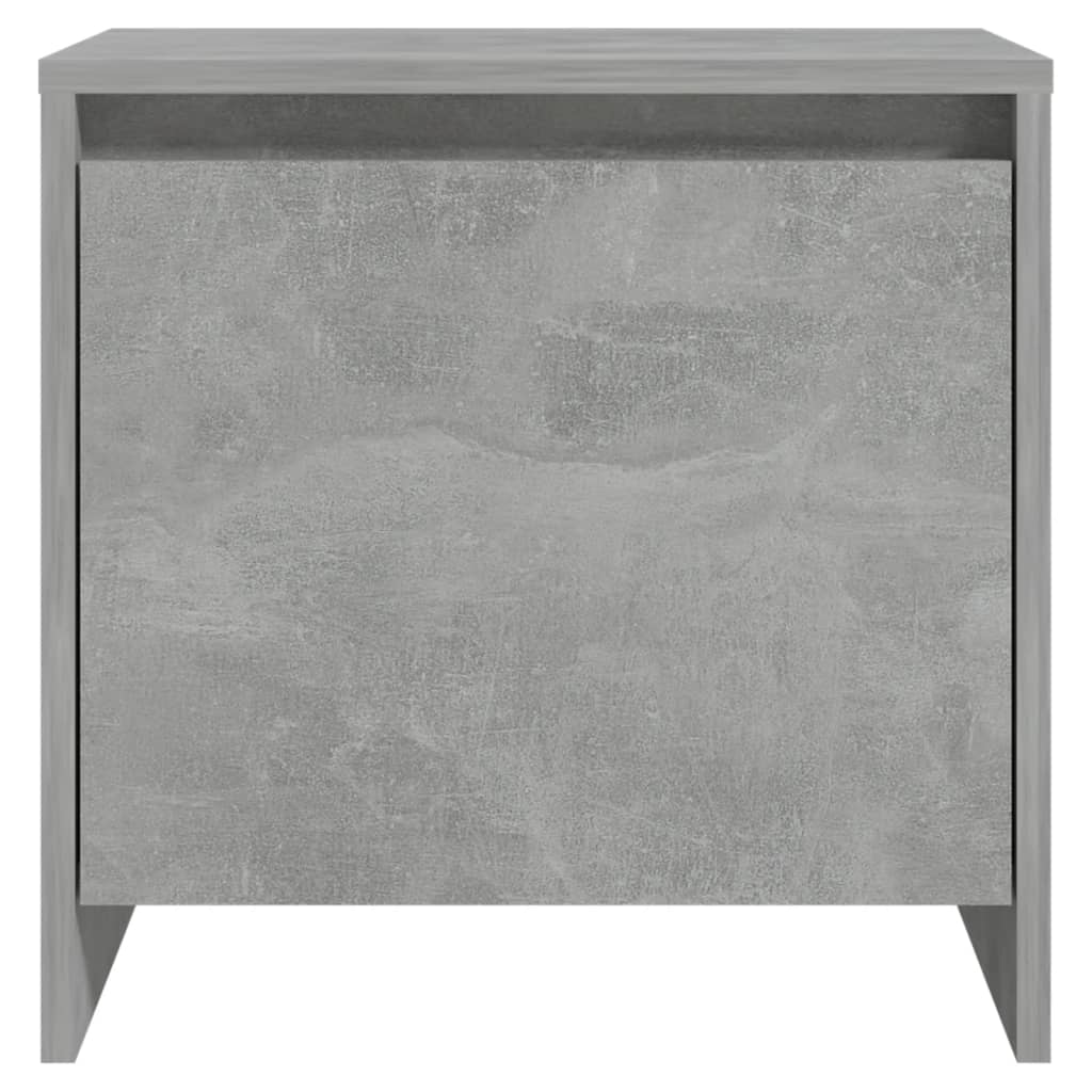 Nachttisch Betongrau 45x34x44,5 cm Holzwerkstoff
