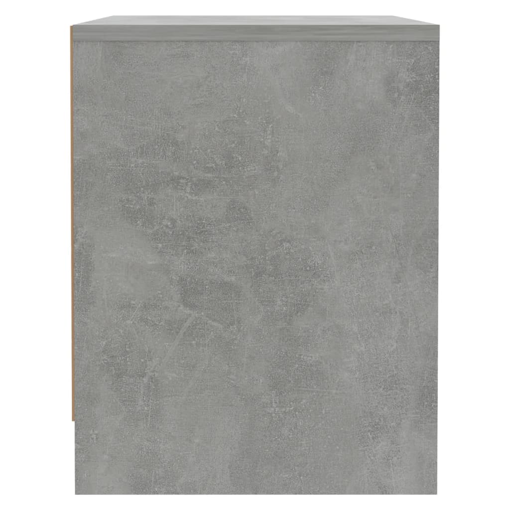 Nachttisch Betongrau 45x34x44,5 cm Holzwerkstoff