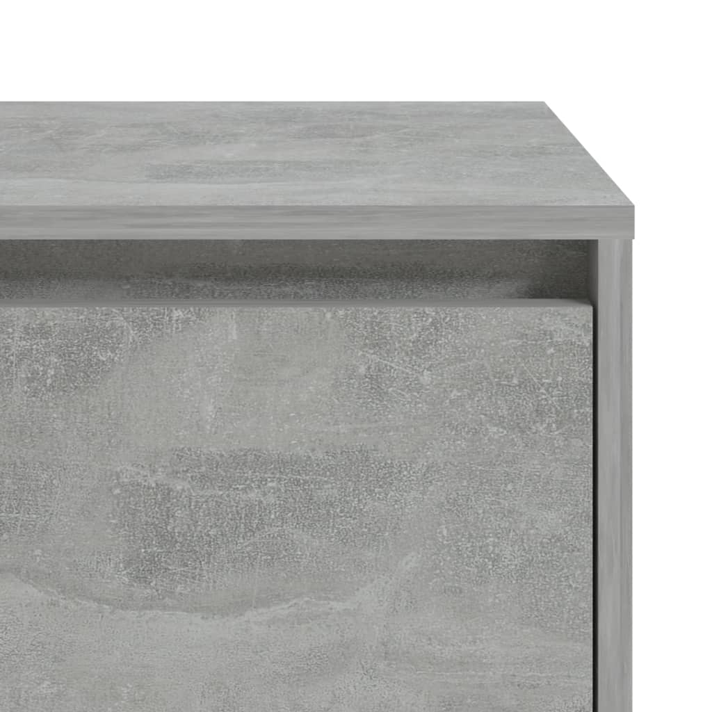 Nachttisch Betongrau 45x34x44,5 cm Holzwerkstoff