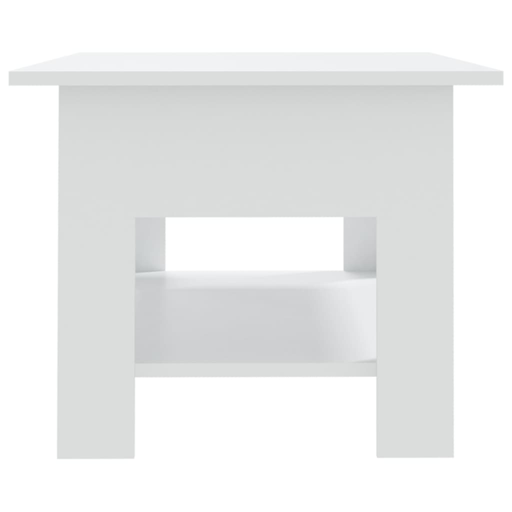 Couchtisch Weiß 102x55x42 cm Holzwerkstoff