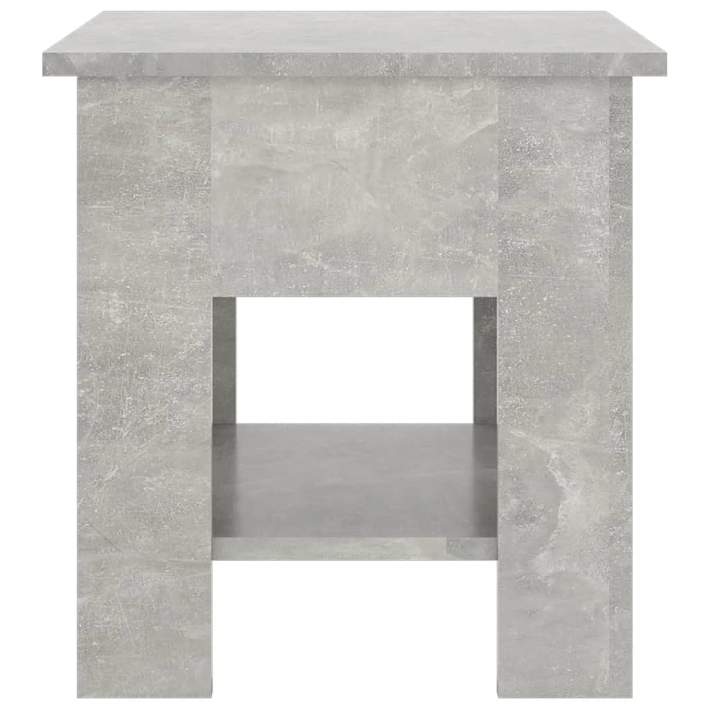 Couchtisch Betongrau 40x40x42 cm Holzwerkstoff