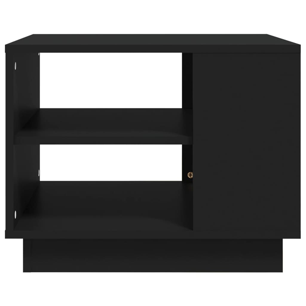 Couchtisch Schwarz 55x55x43 cm Holzwerkstoff