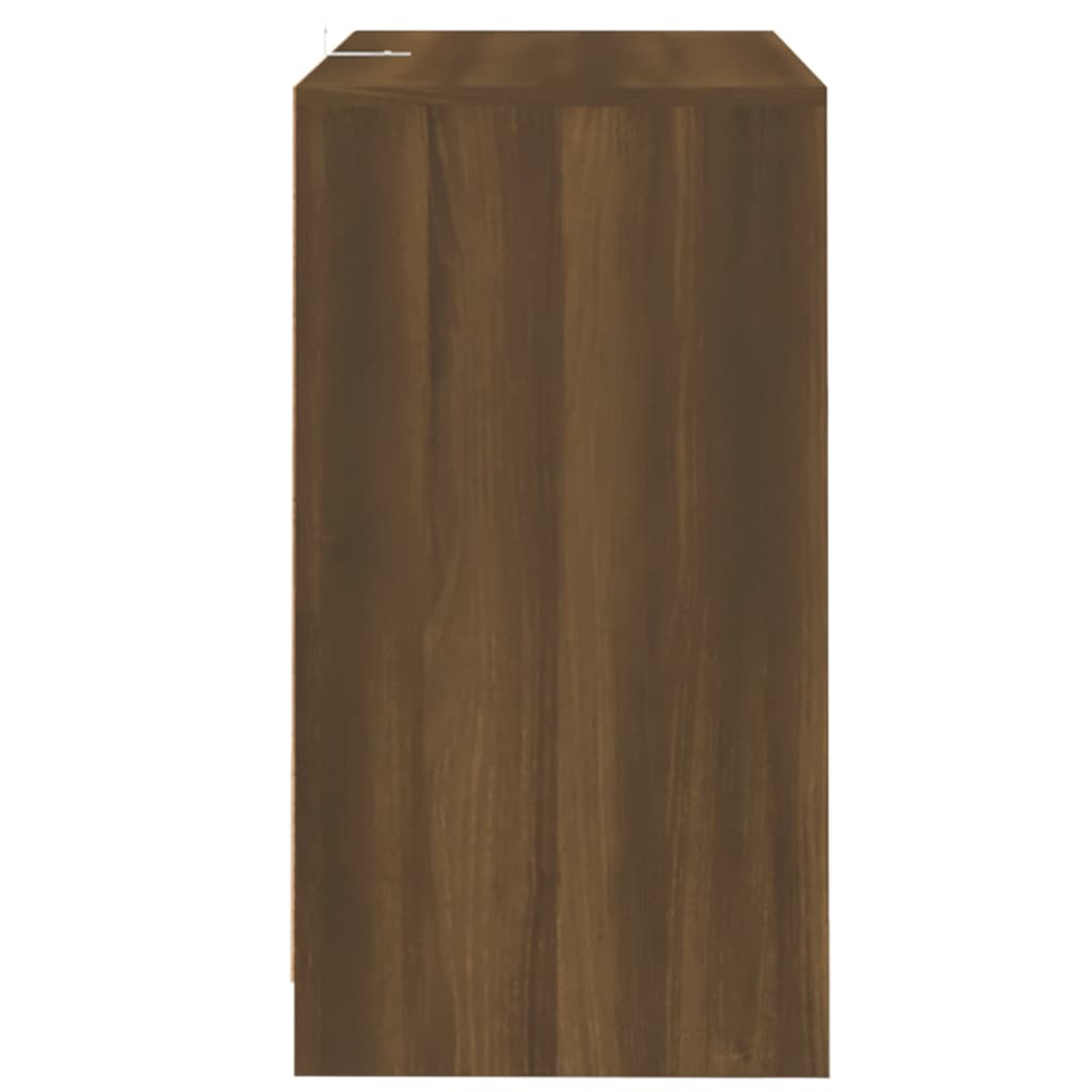 Sideboard Braun Eichen-Optik 70x41x75 cm Holzwerkstoff