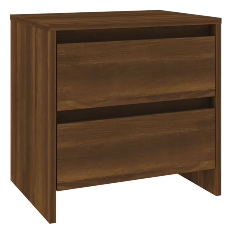 Nachttisch Braun Eichen-Optik 45x34,5x44,5 cm Holzwerkstoff