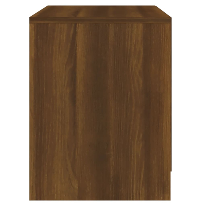 Nachttisch Braun Eichen-Optik 45x34,5x44,5 cm Holzwerkstoff