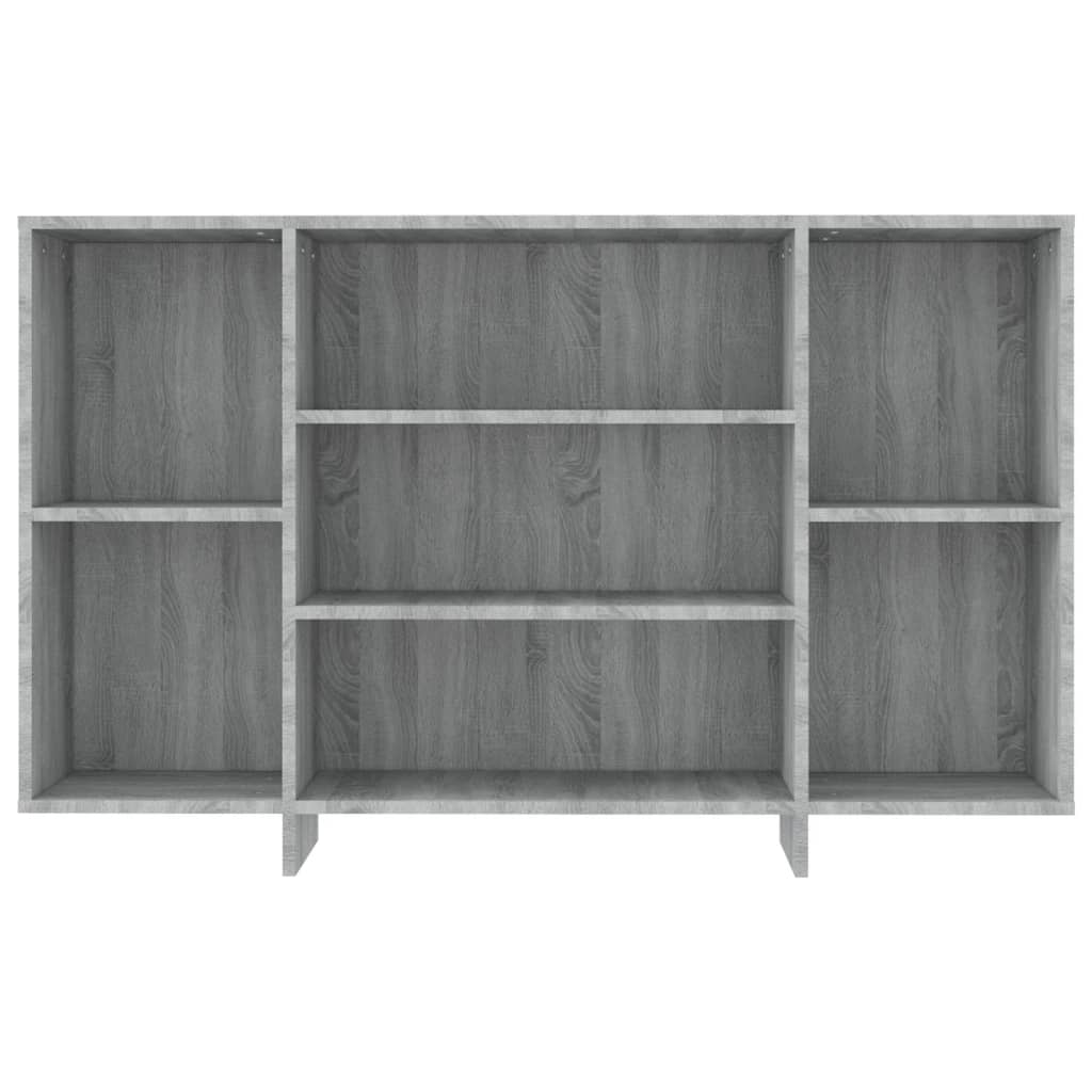 Sideboard Grau Sonoma 120x30x75 cm Holzwerkstoff