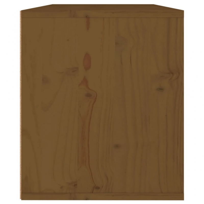 Wandschrank Honigbraun 60x30x35 cm Massivholz Kiefer