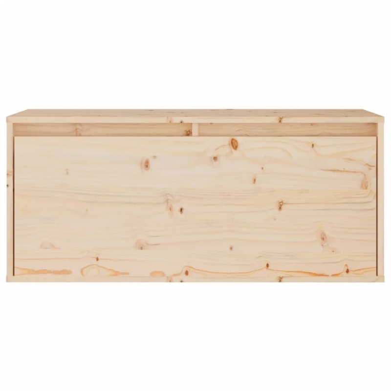 Wandschrank 80x30x35 cm Massivholz Kiefer
