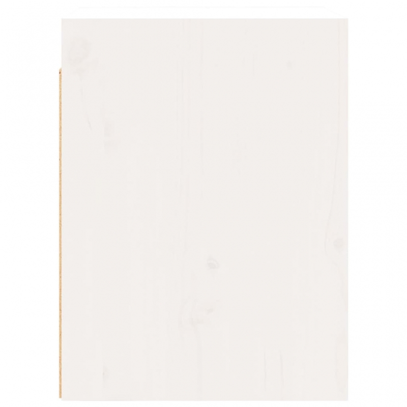 Wandschrank Weiß 30x30x40 cm Massivholz Kiefer