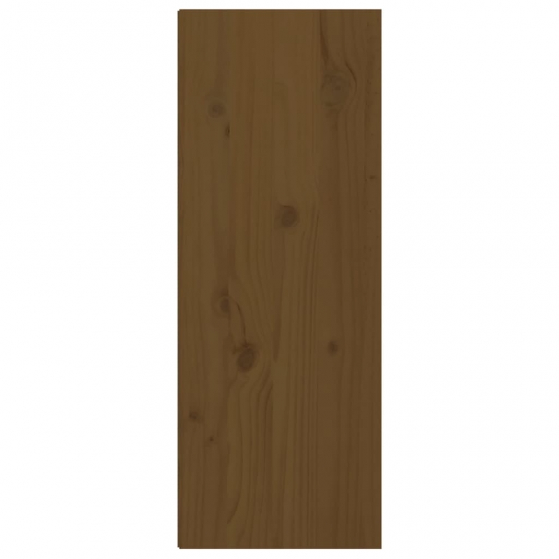 Wandschrank Honigbraun 30x30x80 cm Massivholz Kiefer
