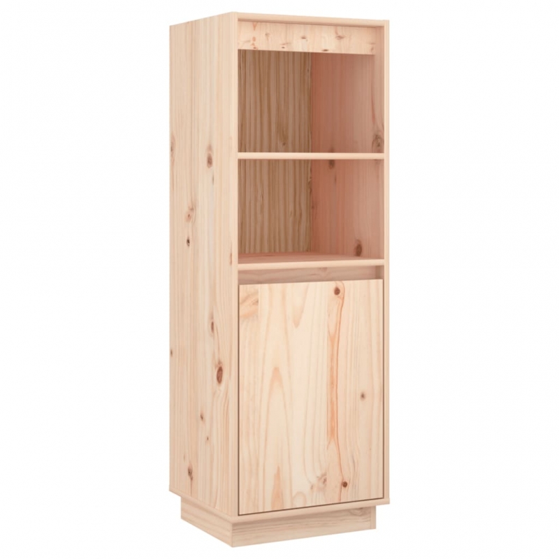 Highboard 37x34x110 cm Massivholz Kiefer