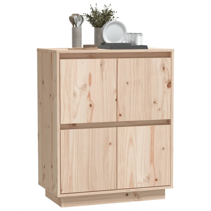 Sideboard 60x34x75 cm Massivholz Kiefer